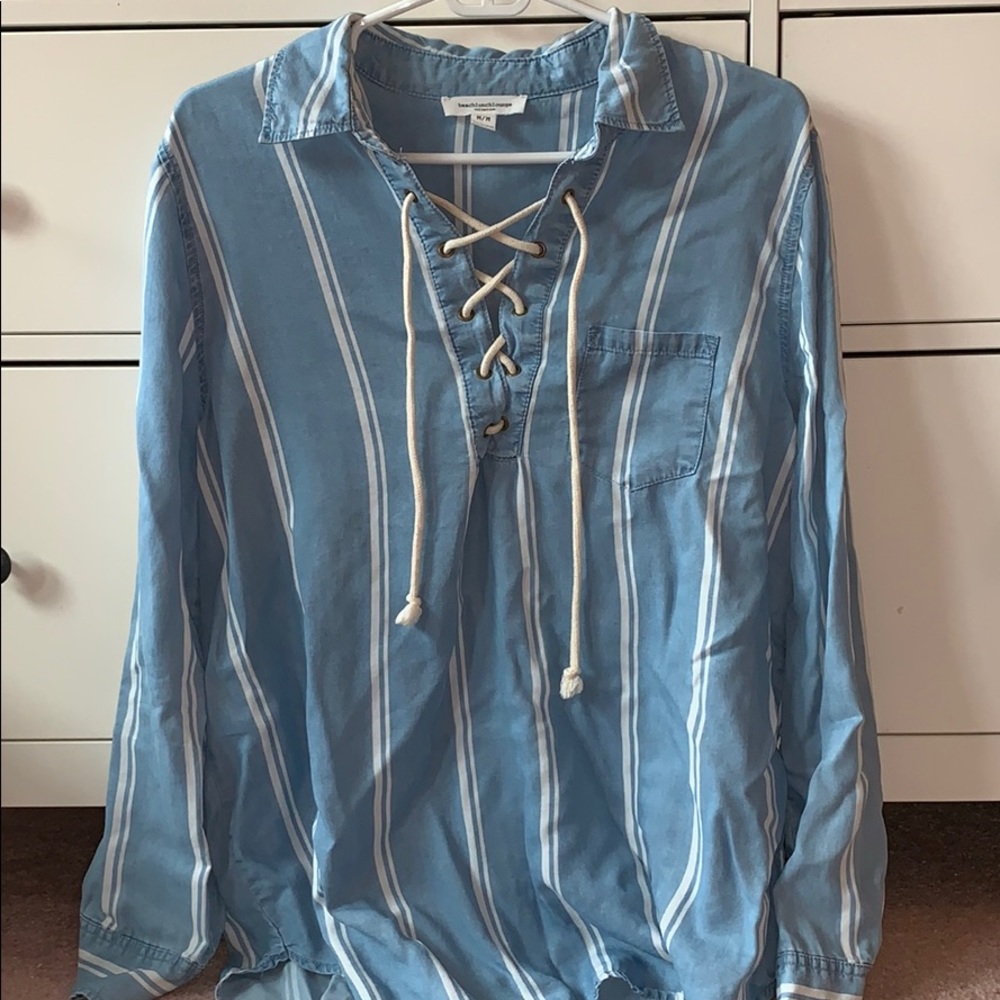 BeachLunchLongue blouse